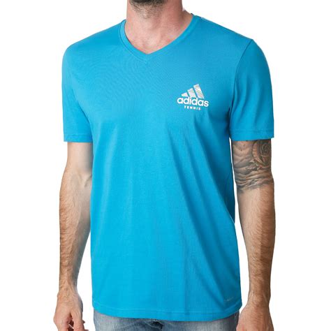 adidas t shirt logo v ausschnitt herren|T.